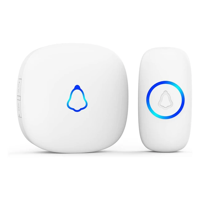 Secrui Wireless Doorbell Plug-In Waterproof Battery Operated Cordless Electric Door Bells 1000ft Range Chimes Volume Adjustable 120dB Loud