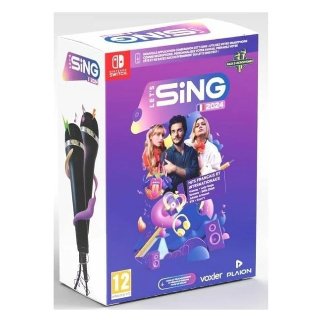 Lets Sing 2024 - 2 Micros Nintendo Switch - Karaoké Party Game