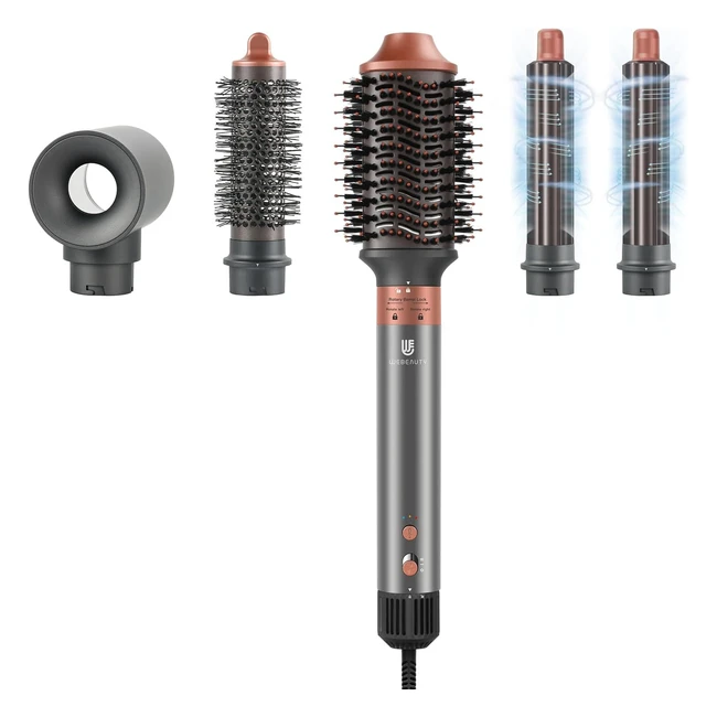 Secador de Pelo 5 en 1 WeBeauty - Secado Ultrarrpido - Rizador Automtico