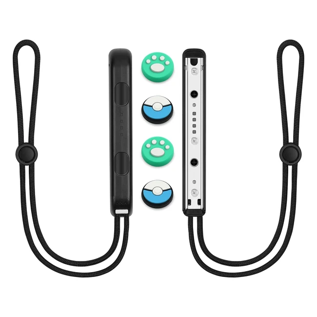 Cinturino da Polso Switch Controller Vicloon con Tappi Joystick - Nero