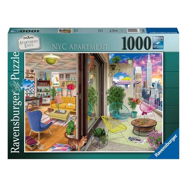 Ravensburger NYC Apartment Vision Jigsaw Puzzle 1000 Piece - Adults & Kids 12+