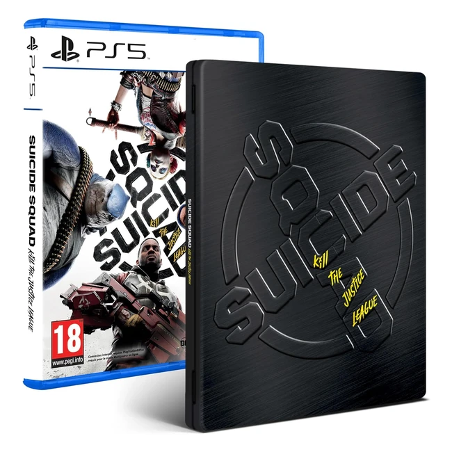 Suicide Squad: Kill the Justice League Edition Steelbook PS5 - Jeu de Tir