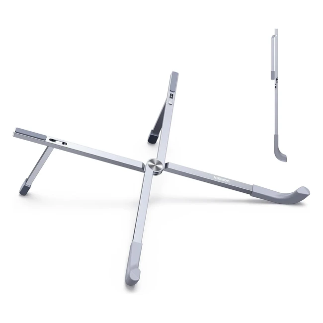 UGREEN Laptop Stand Foldable Ventilated Notebook Stand Lightweight Aluminum Comp