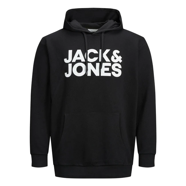 Sweatshirt JackJones Homme JJECorp Logo Noos PS Noir 5XL Grande Taille EU