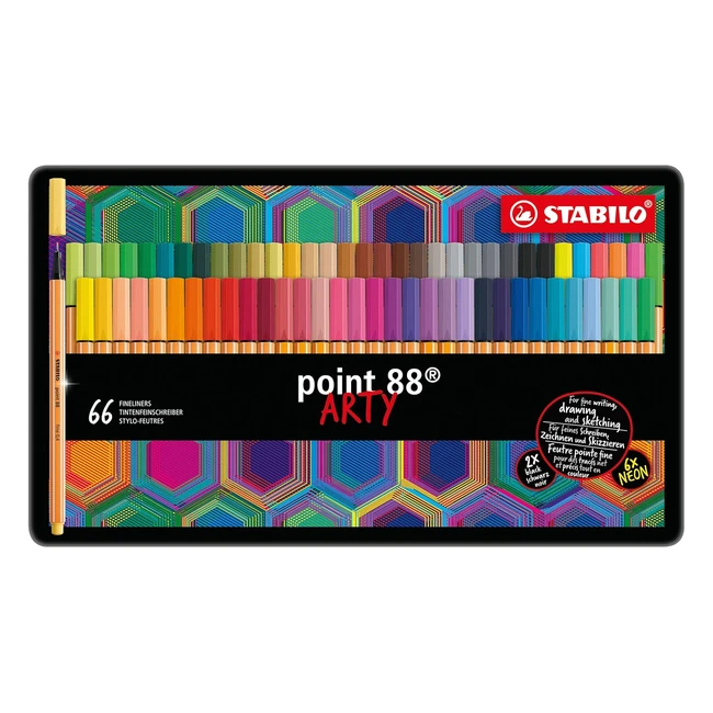 Stabilo Point 88 - Set 66 Colori - Ideale per Artisti e Bambini