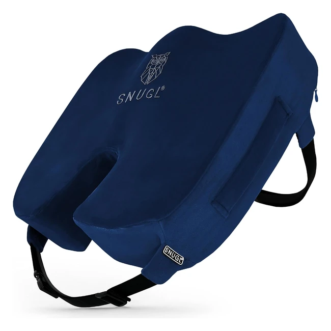Snugl Coccyx Cushion - Memory Foam Office Chair Pillow for Sciatica  Back Pain 