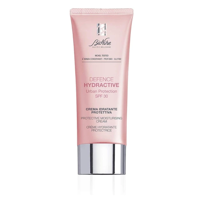 Bionike Defence Hydractive Crema Viso SPF 30 Antiossidante - Protezione Urbana - Luminosità