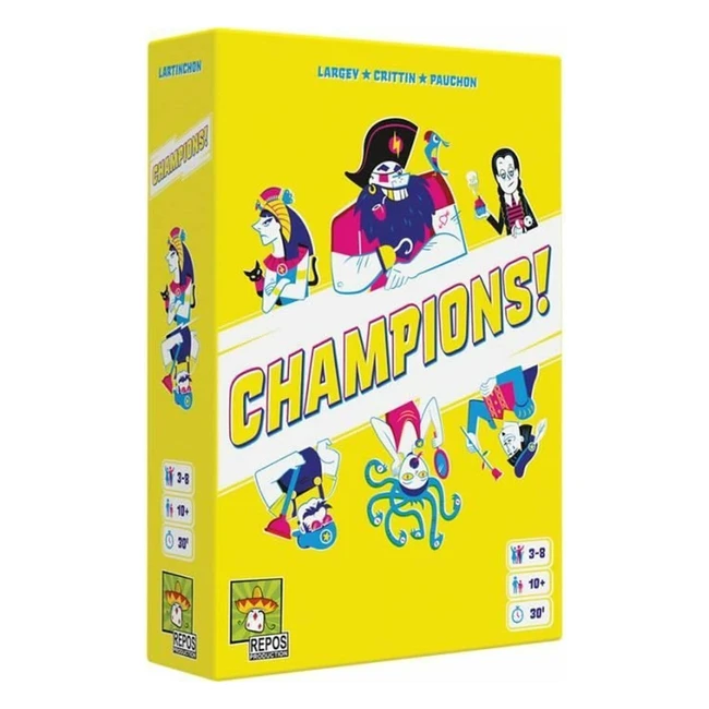 Jeu de cartes interactif Asmodee Champions - Jeu dambiance pour adultes et enfa