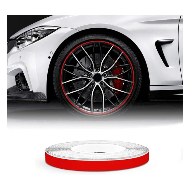 Tiras Adhesivas Reflectantes 4R Quattroerreit 10302 - Rojo - 5mm x 6m