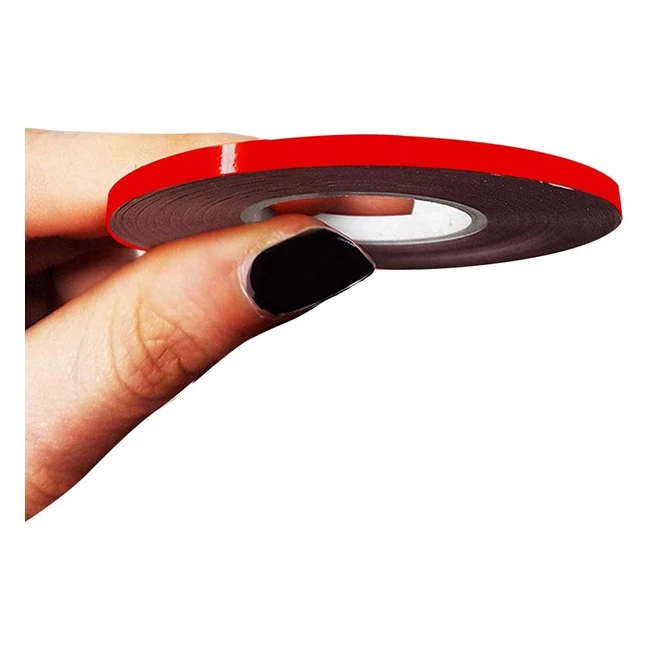 Franjas Trim 10453 Quattroerreit 3mm x 10mt - Rojo