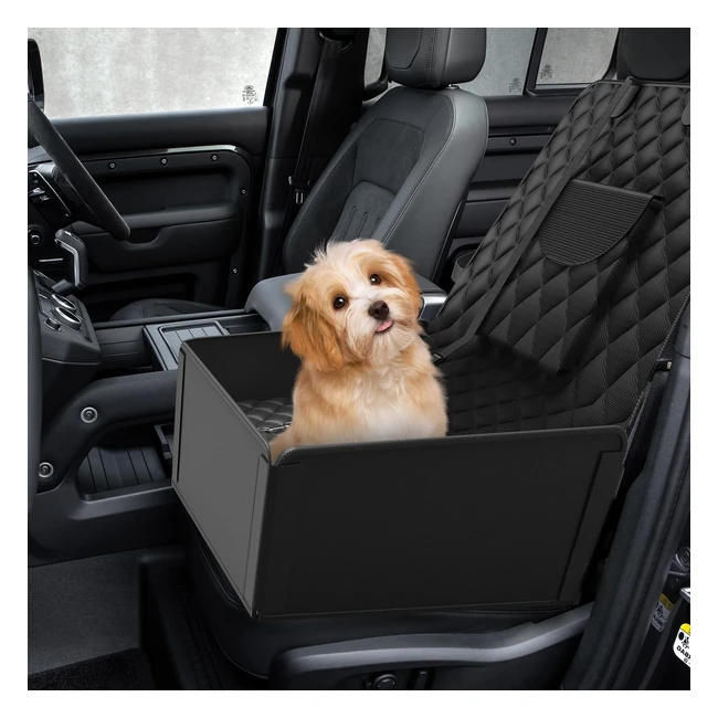 Asiento de coche para perros Pekimu - Estable y seguro - Impermeable - Fcil in
