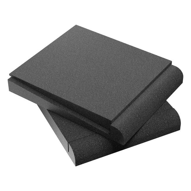 TONOR Isolation Pads for Speakers Studio Monitor Acoustics Foam High-Density Soundproofing Panels - Pack of 2