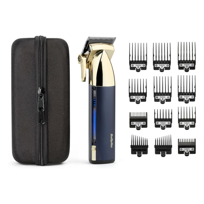 Babyliss SuperX Metal Hair Clipper Lithium Cordless - Precision Japanese Steel Blades - Gifts for Men
