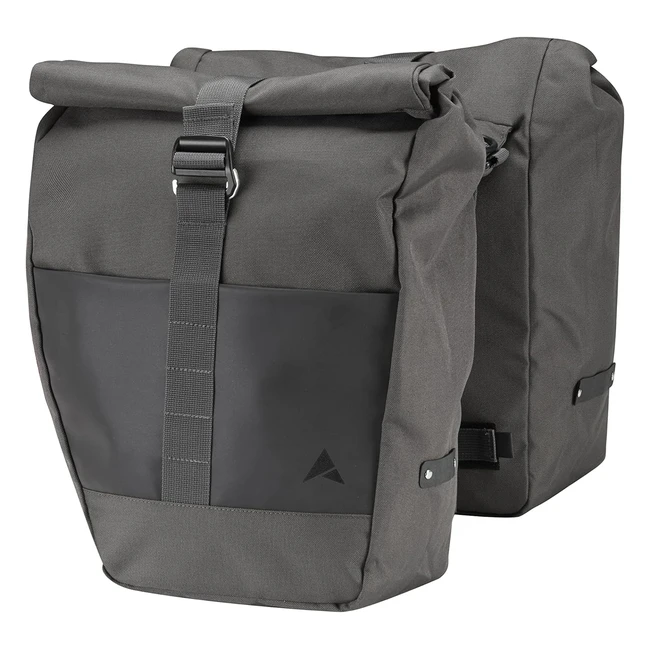 Altura Unisex Grid Roll Pannier Bag - Black - One Size - UK - Waterproof - Reflective - Durable