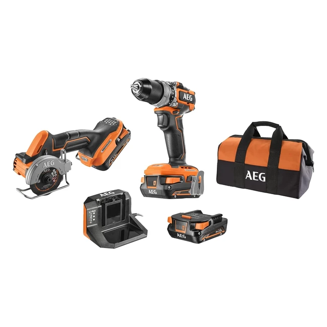 Perceuse Percussion Brushless Subcompact 18V Mini Scie Multimateriaux Brushless Subcompact 18V AEG JP18A2SBL202B