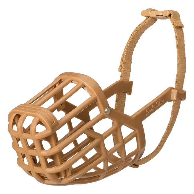 Baskerville Anti Scavenge Muzzle Size 4 - Prevents Biting & Food Waste - Breathable Training Muzzle