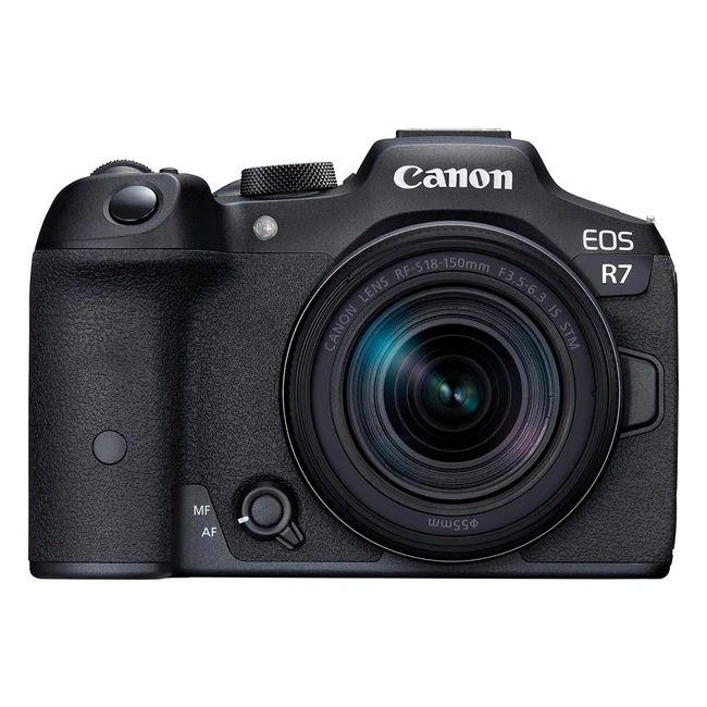 Canon EOS R7 Mirrorless Camera RFS 18-150mm F3.5-6.3 IS STM Lens 32.5 MP 15 FPS 4K Video WiFi Bluetooth