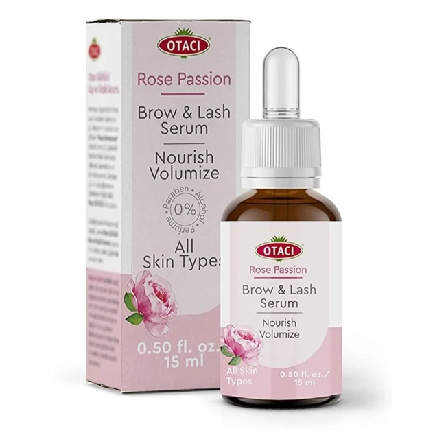 Suero para pestañas y cejas OTACI 15ml - Promueve crecimiento y volumen