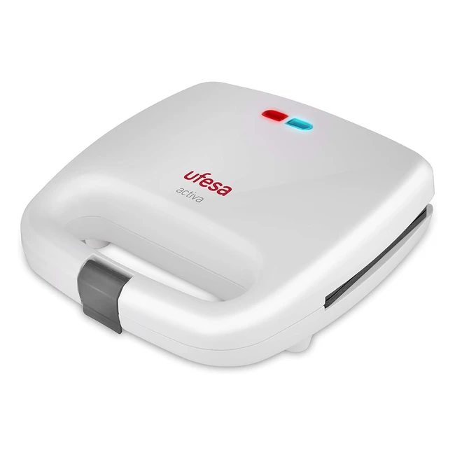 Tostapane Ufesa SW7855 750W - Capacit 2 Panini - Piastre Antiaderenti - Spia d