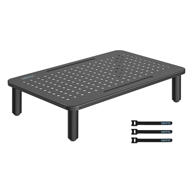 Rehausseur dcran Bontec pour ordinateur - Ergonomique et Stable - Jusqu 25