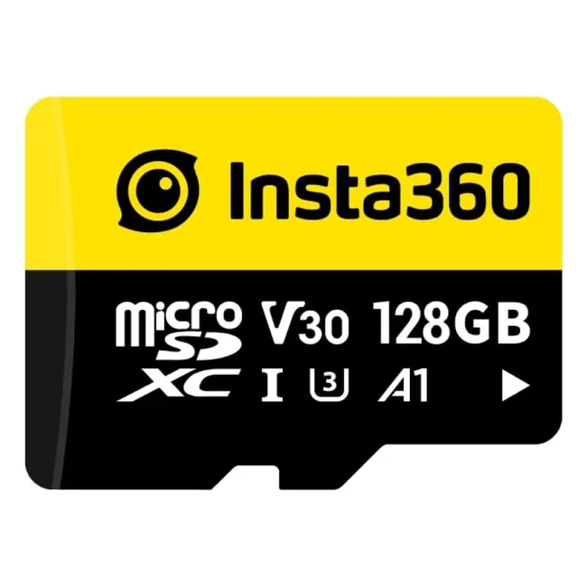 Insta360 128GB UHS-I V30 MicroSD Memory Card for One XOne X2 X3 One ROne RSSphere Action Cameras