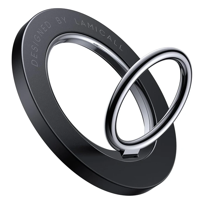 Magnetic Phone Ring Holder for Magsafe - Lamicall 360 Rotating Grip - Wireless C