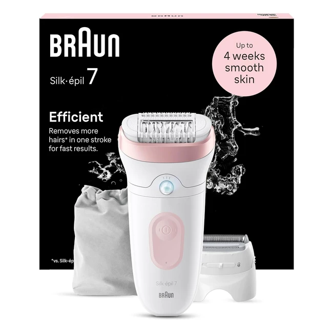 Braun Silk-épil 7 Epilierer 7030 - Einfache Haarentfernung & langanhaltend glatte Haut