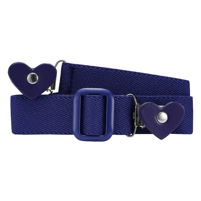 Ceinture Playshoes Elastikgrtel Herzclip Uni Violet Lila Taille 74-110 Fille