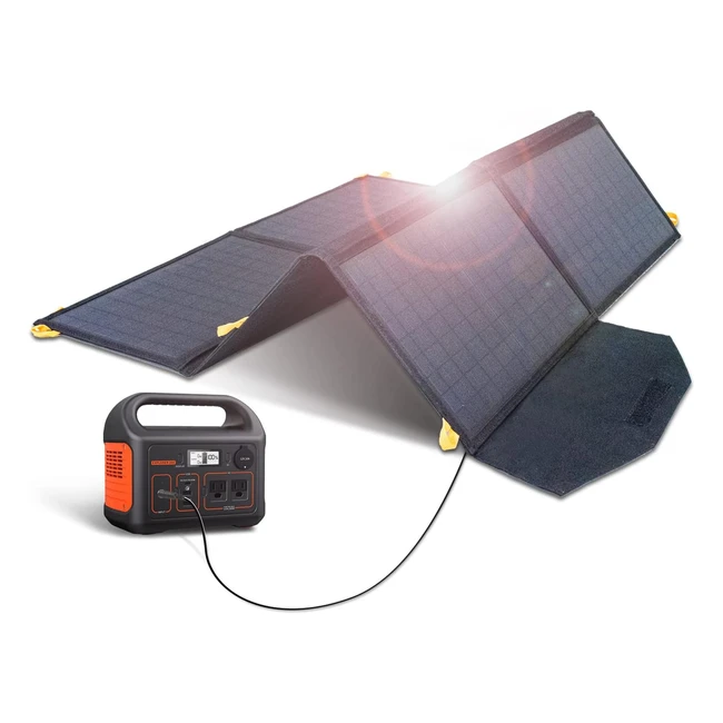 Kit Pannello Solare Pieghevole 60W - FlexSolar - Caricabatterie Portatile USB C DC5521 - Campeggio Esterno