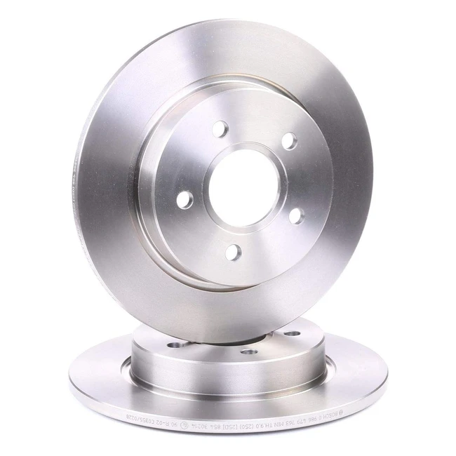Bosch BD1593 Disques de Frein Essieu Arrière Ecer90 - 1 Jeu de 2 Disques