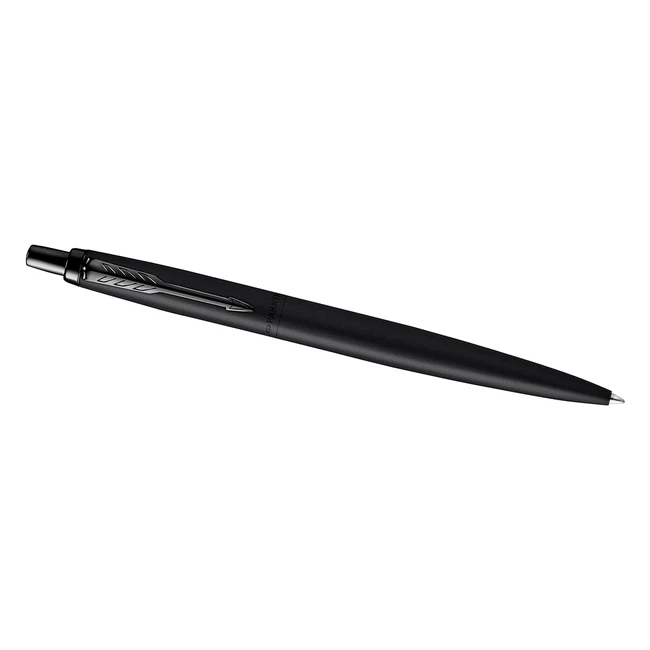 Parker Jotter XL Ballpoint Pen - Matte Black - Medium Point - Blue Ink - Gift Bo