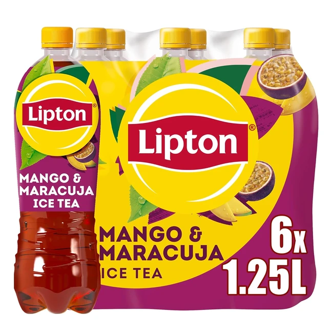 Lipton Ice Tea Mango Passion Fruit 6 x 125 L - Erfrischender Sommerdrink