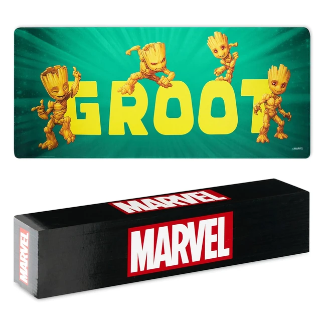 Tappetino Mouse Gaming Marvel Groot 80cm x 36cm - Antiscivolo e Grande