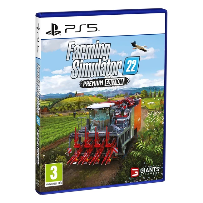 Farming Simulator 22 Premium Edition PS5 - All-New Crops, Maps, and Machines!