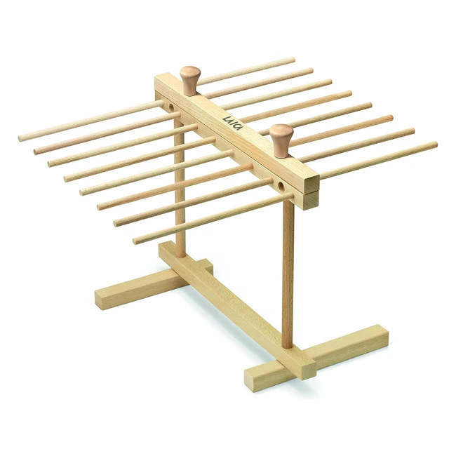 Appendi Pasta Laica APM002 Legno 355x450x340 cm - 16 Bracci 21 cm - Montaggio Ve