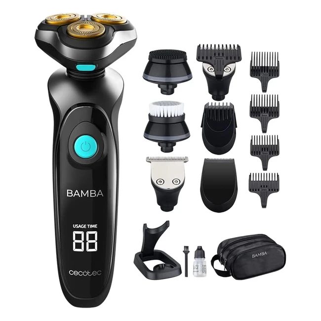 Cecotec Rasoio Multigrooming PrecisionCare TwistGroom 10in1 - Ricarica Batteria 
