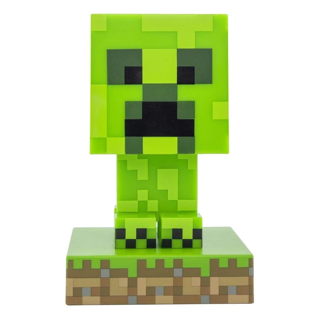 Paladone Minecraft Creeper 3D Icon Night Light  Unique Gift for Gamers  2x AAA