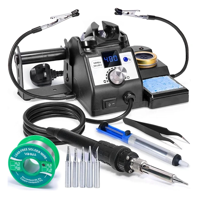 Yihua 926LED IV 60W Digital Soldering Iron Station Kit  Temp Stabilization  5 