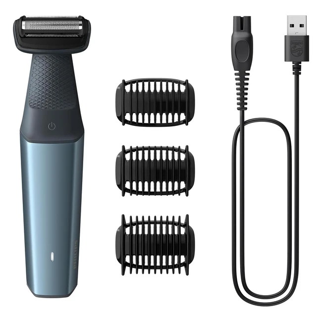 Philips Bodygroom Series 3000 - Wasserfester Trimmer für Intimbereich und Körper - Gründliche und angenehme Rasur - 60 Min Laufzeit - Modell BG302703