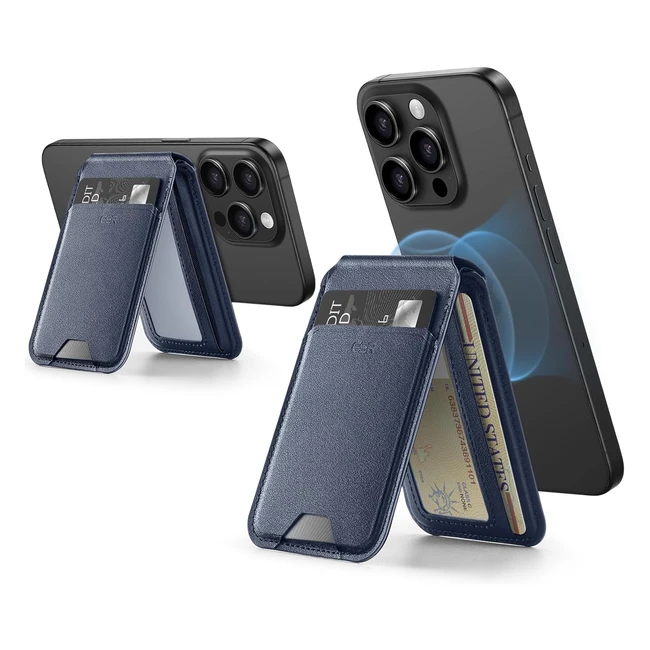 Porte-cartes magntique ESR avec fixation puissante - Support ajustable et rang