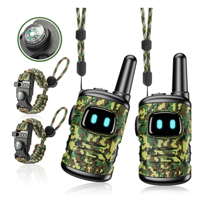 Robot Walkie Talkie per Bambini - Adeokay Bambini 310 Anni - Giocattoli Bambino 