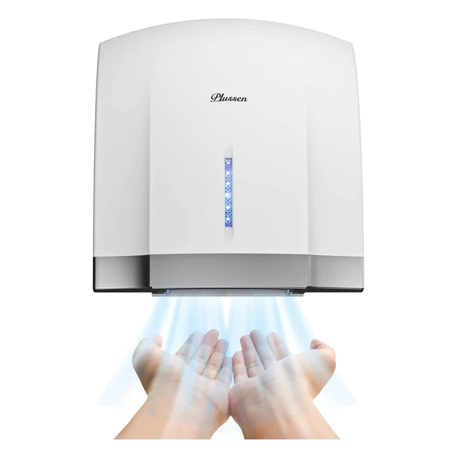 Asciugamani Elettrico ad Aria 10 Secondi 1800W Bianco1003