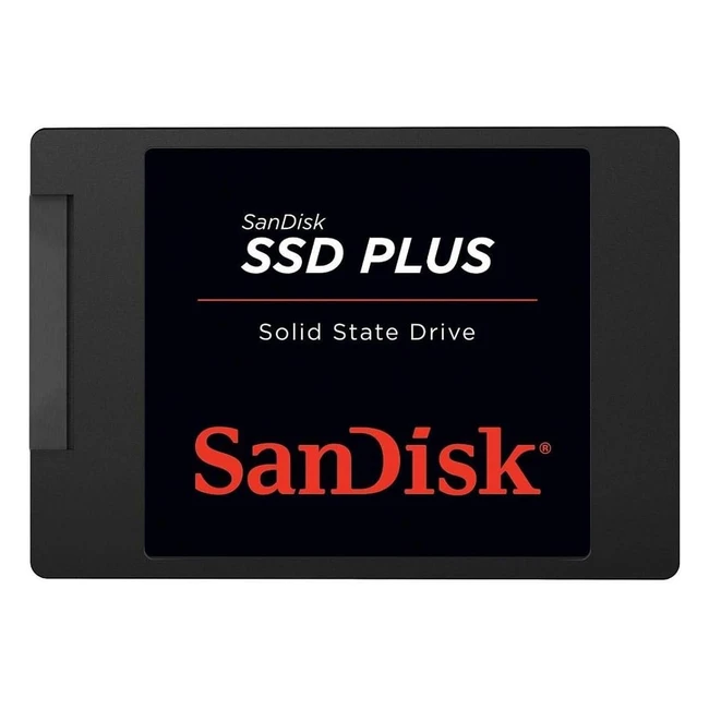 SSD SanDisk Plus 240GB SATA III 25 Negro - Velocidades de hasta 530MBs
