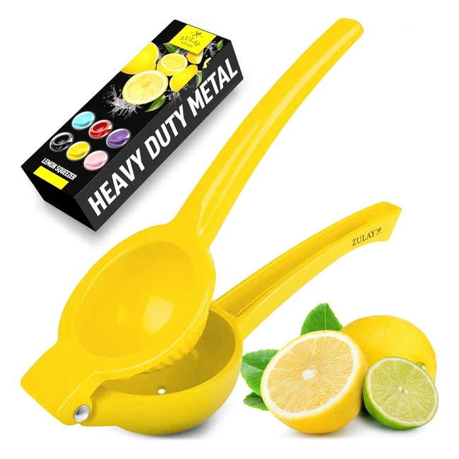 Presseagrumes Zulay Premium - Qualité Métallique - Presse Manuelle - Maximum de Jus