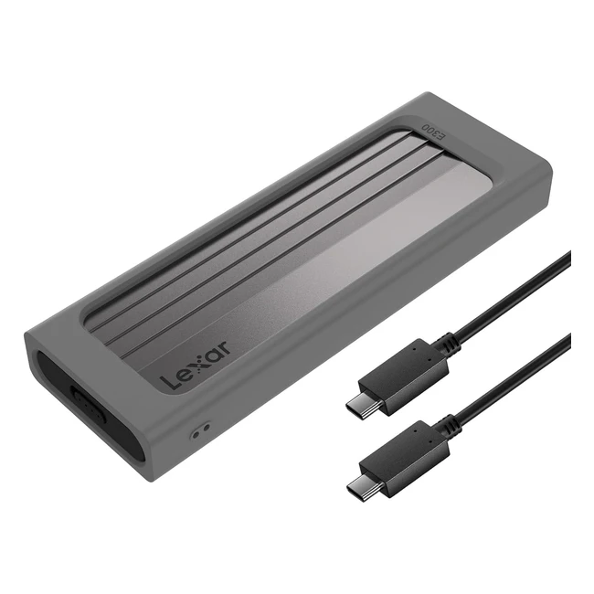 Adattatore custodia SSD NVMe Lexar E300 M2 PCIe USB 32 Gen 2 10 Gbps