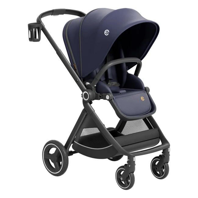 Cochecito Bebecarrito Reversible Plegable Elittle Emu hasta 25 kg Azul