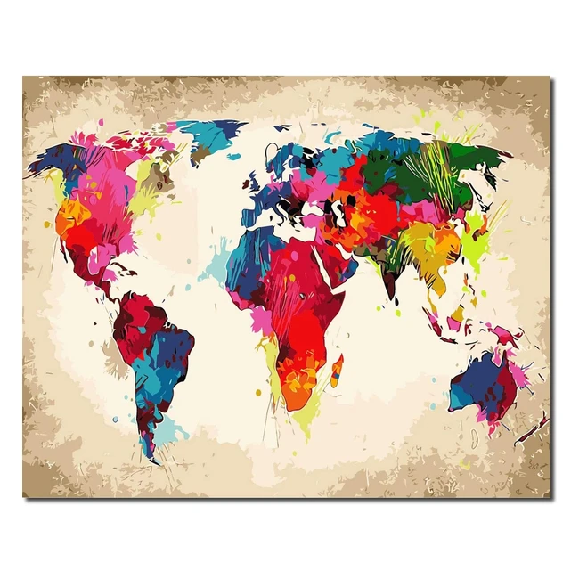 Kit peinture par numros adultes et enfants - Fuumuui - Rf 1234 - Paysage - 