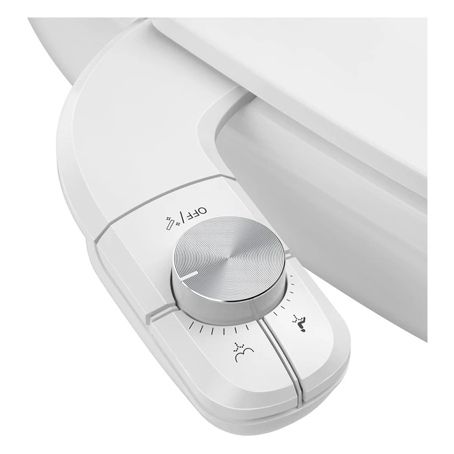 Yissvic Toilette Japonaise Bidet WC Non Electrique Double Buses Rtractables Installation Facile Autonettoyantes