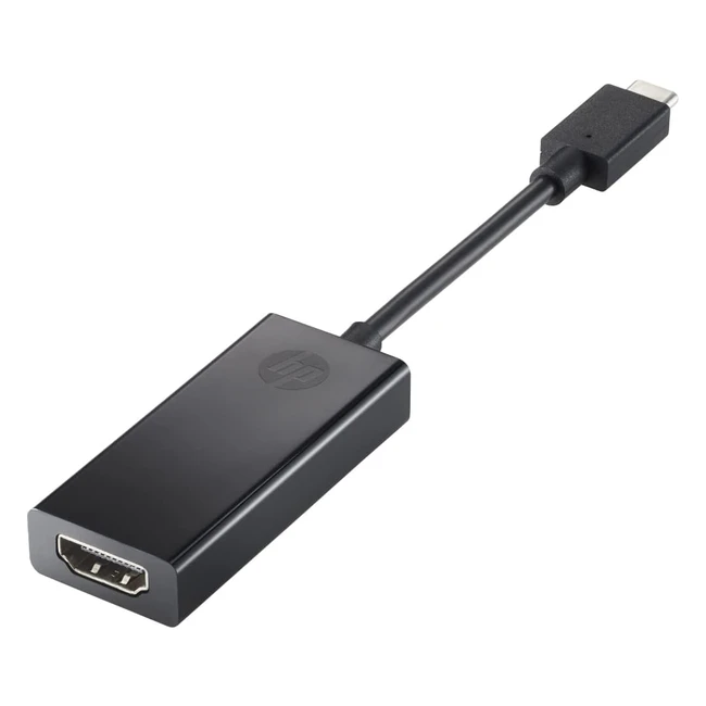 Adaptateur HP Pavilion USB-C vers HDMI 20 2PC54AAABB - Noir  Affichage 4K