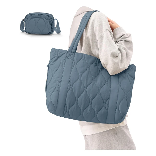 Bolso Mujer Winspansy Acolchado Universidad 14'' - Set 2pcs